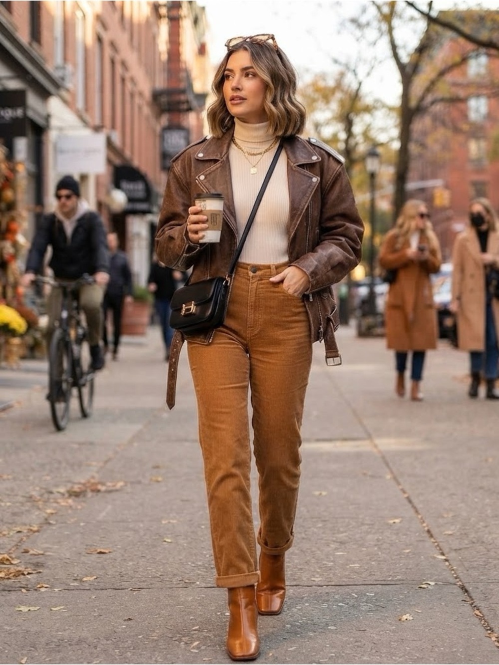 Mustard Brown Corduroy Pants